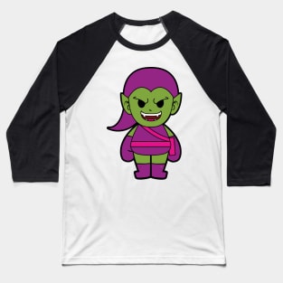 Green Goblin Chibi Baseball T-Shirt